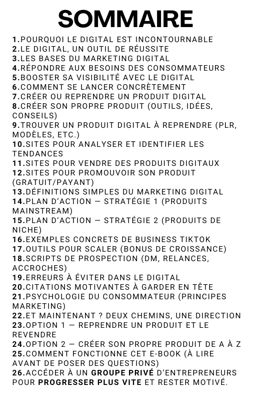 📈 Lance ton business digital en 24h – PREMIUM